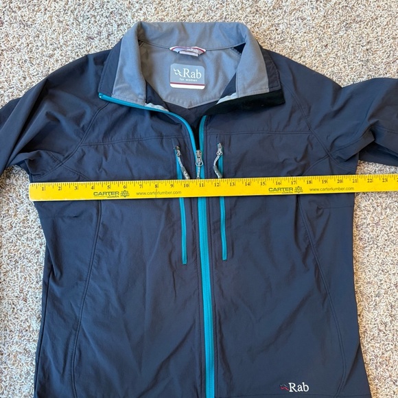 Women's Rab Sawtooth Soft Shell Jacket Outdoor Running Hiking Gray size large - Picture 11 of 15